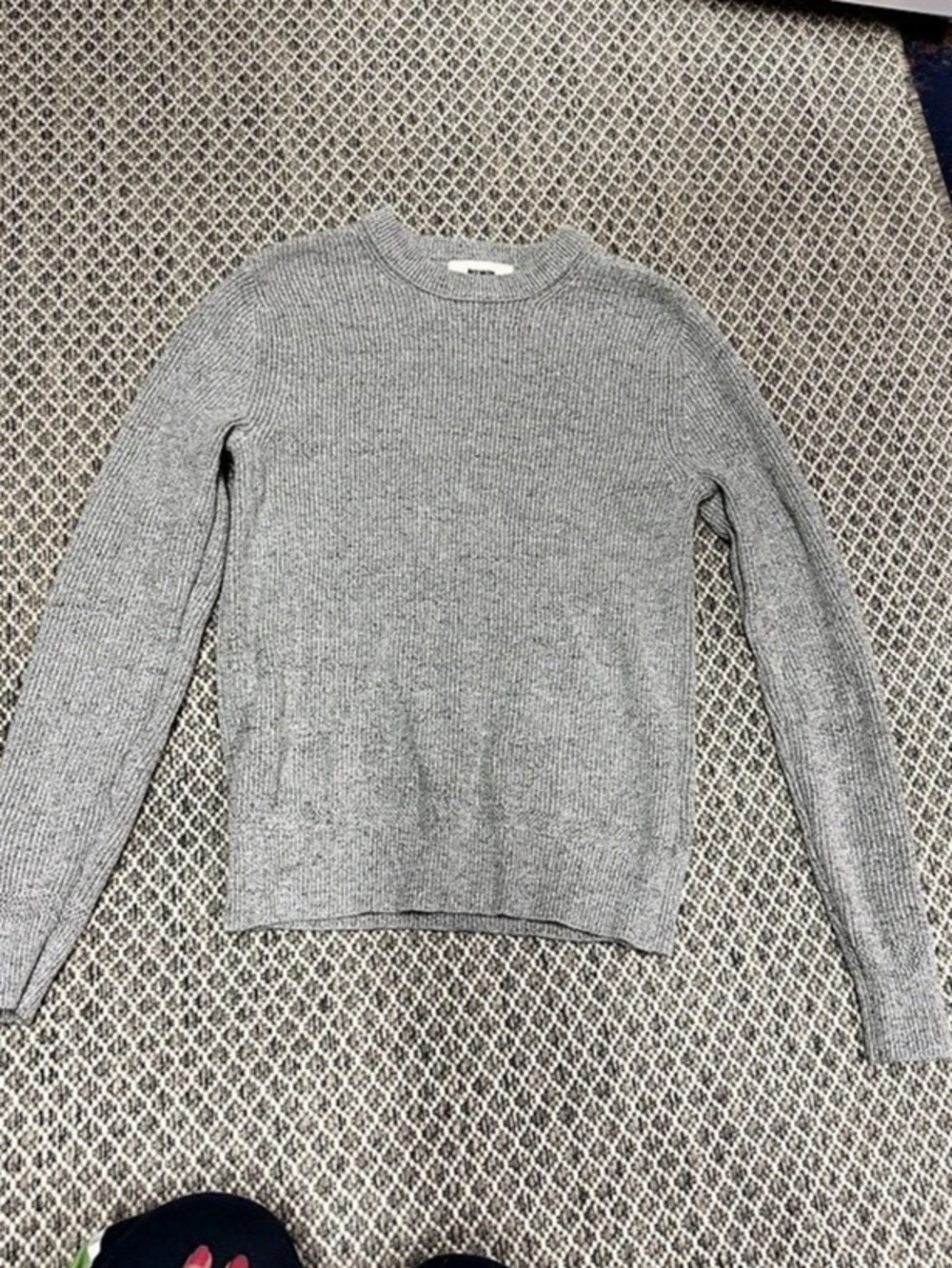 Buck mason Gray Knit Crew Neck Size Medium